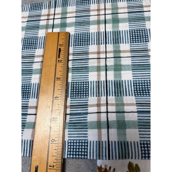 Plaid Cotton Fat Quarter Fabric 18x22" for Quilting & Crafting Projects - Picture 3 of 6